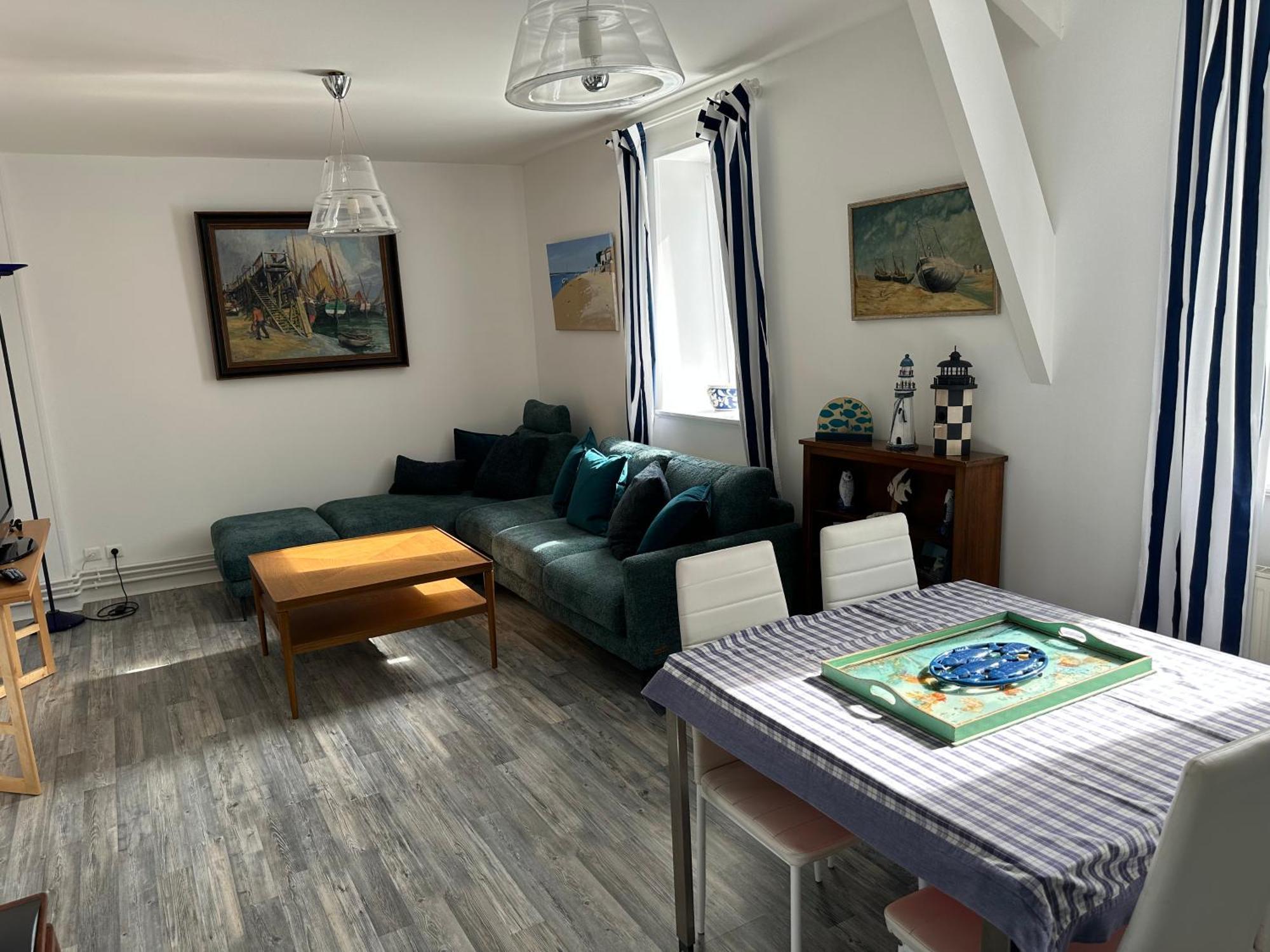 Gite Du Moulin - Appartement Plein Centre Ville - Spacieux 2P - 1Er Etage Maison De Pecheur A 100M De La Plage Le Crotoy Eksteriør bilde